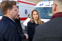 Primopredaja sedam novih vozila namijenjenih za sanitetski prijevoz – hitna pomoć Primopredaja sedam novih vozila namijenjenih za sanitetski prijevoz – hitna pomoć