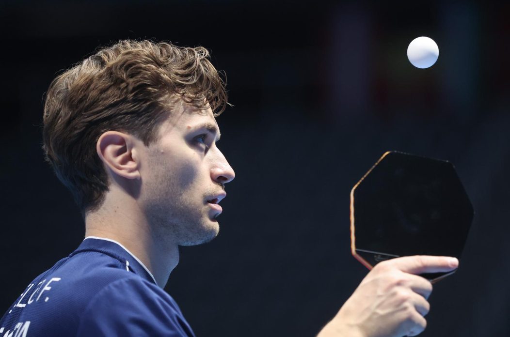 Zadar: Hrvatski reprezentativci na treningu uoči početka Europskog ekipnog prvenstva u stolnom tenisu