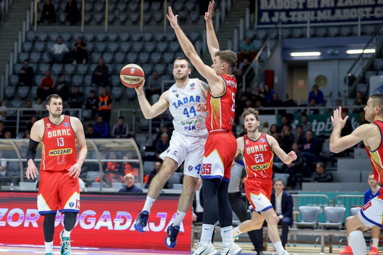 Zadar: Zadar i Borac odigrali prvu utakmicu play-out dijela AdmiralBet ABA lige