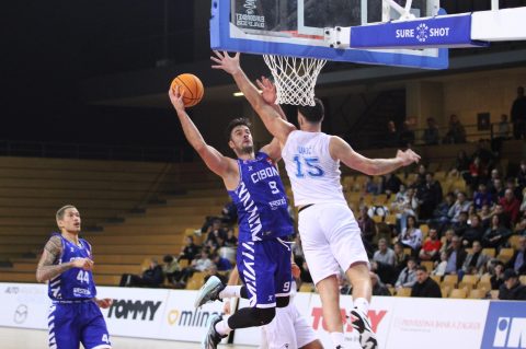 Rijeka: Košarkaška utakmica KK Kvarner-KK Cibona