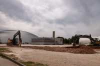 Radovi na izgradnji vanjskog bazena u sklopu Športskog centra Višnjik