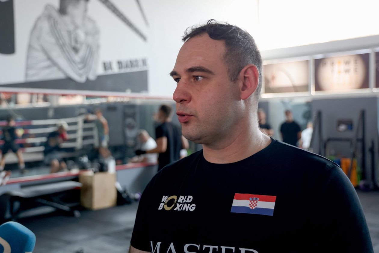 Trening  uoči odlaska hrvatske boksačke reprezentacije na Svjetsko prvenstvo