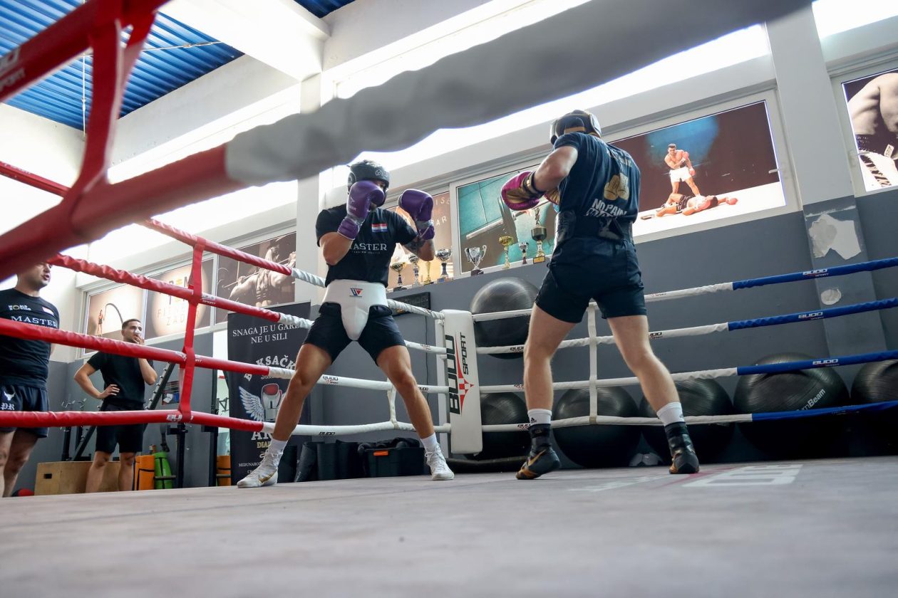 Trening  uoči odlaska hrvatske boksačke reprezentacije na Svjetsko prvenstvo