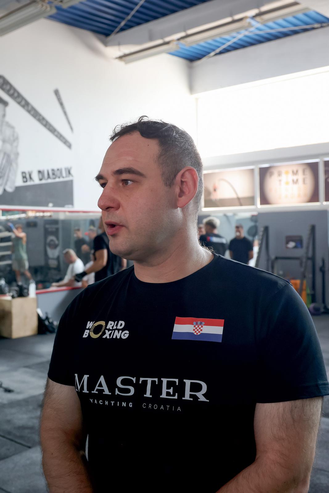 Trening  uoči odlaska hrvatske boksačke reprezentacije na Svjetsko prvenstvo