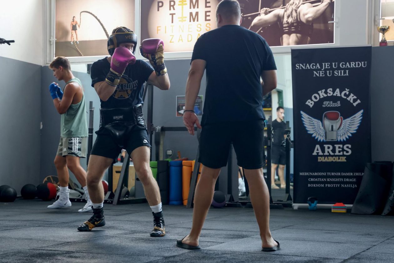 Trening  uoči odlaska hrvatske boksačke reprezentacije na Svjetsko prvenstvo