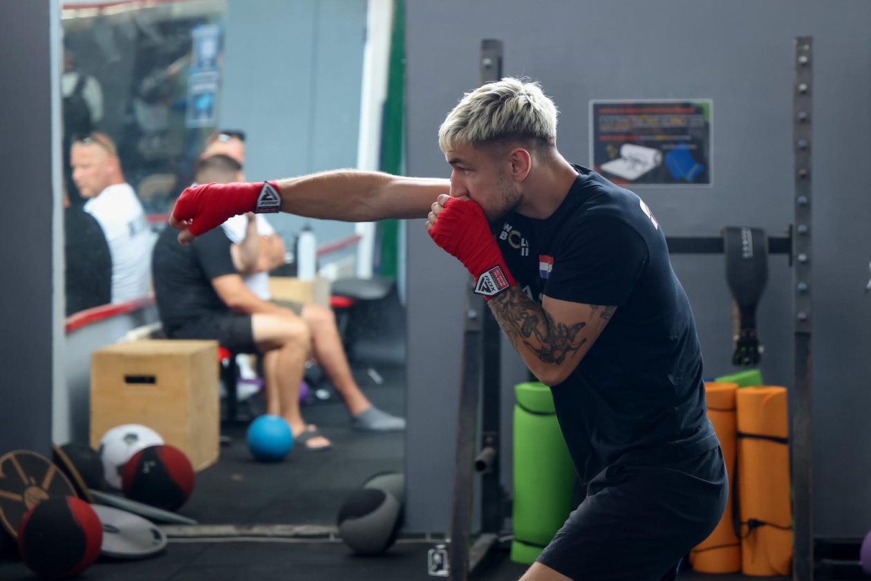 Trening  uoči odlaska hrvatske boksačke reprezentacije na Svjetsko prvenstvo