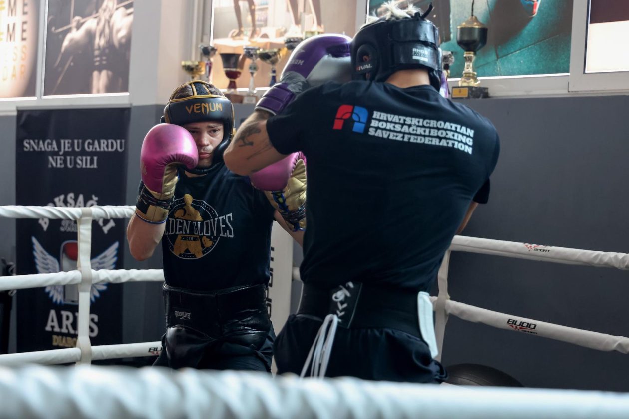 Trening  uoči odlaska hrvatske boksačke reprezentacije na Svjetsko prvenstvo