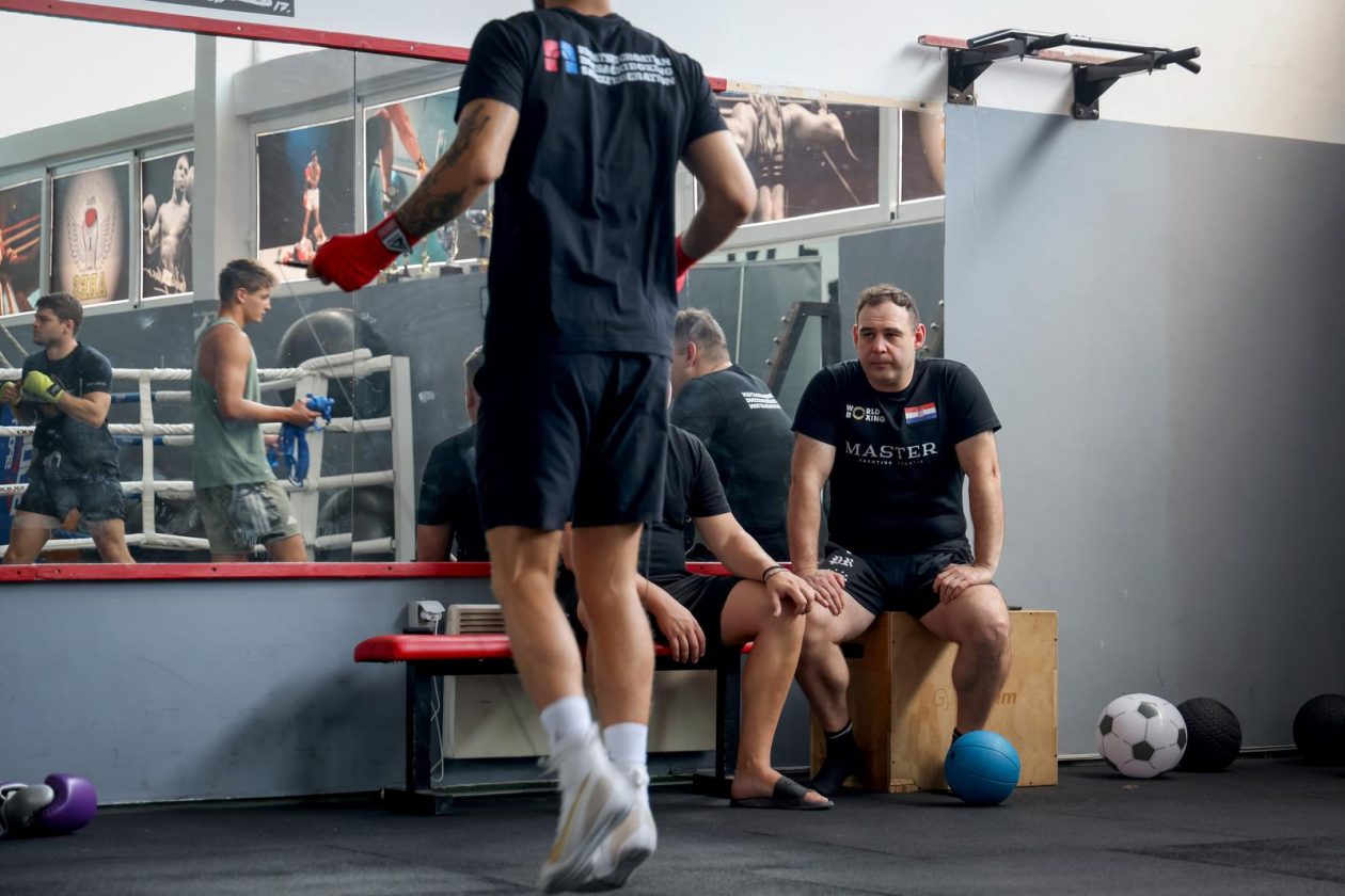 Trening  uoči odlaska hrvatske boksačke reprezentacije na Svjetsko prvenstvo