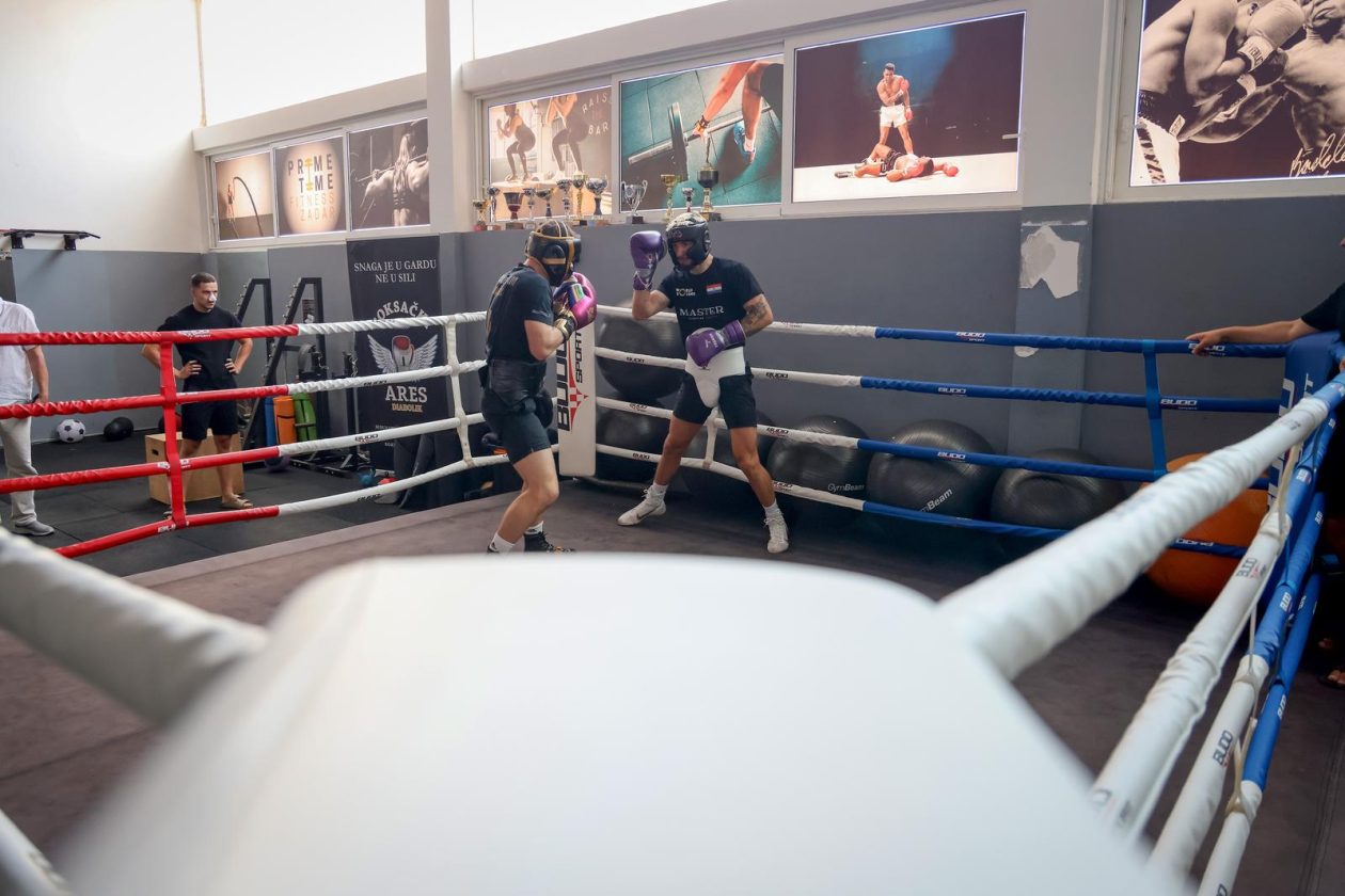 Trening  uoči odlaska hrvatske boksačke reprezentacije na Svjetsko prvenstvo
