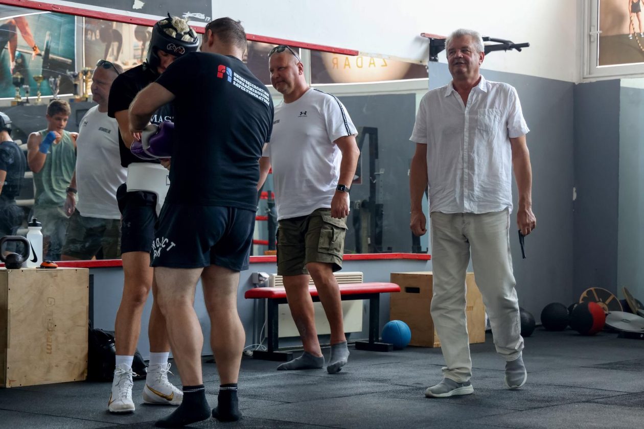 Trening  uoči odlaska hrvatske boksačke reprezentacije na Svjetsko prvenstvo