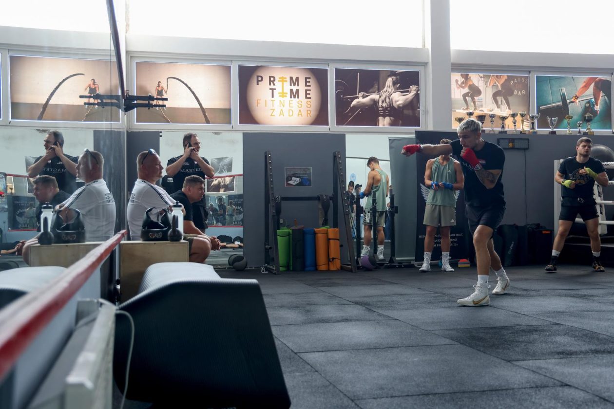 Trening  uoči odlaska hrvatske boksačke reprezentacije na Svjetsko prvenstvo