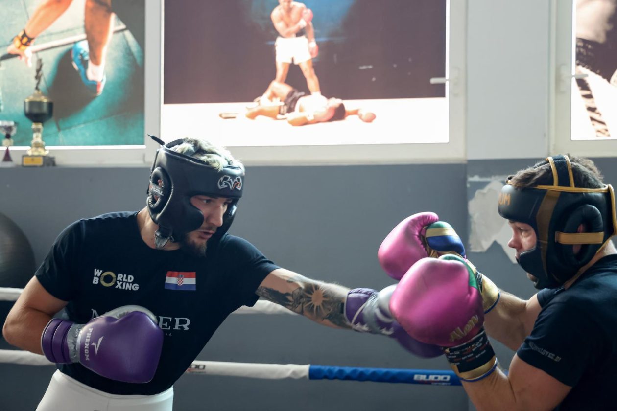 Trening  uoči odlaska hrvatske boksačke reprezentacije na Svjetsko prvenstvo