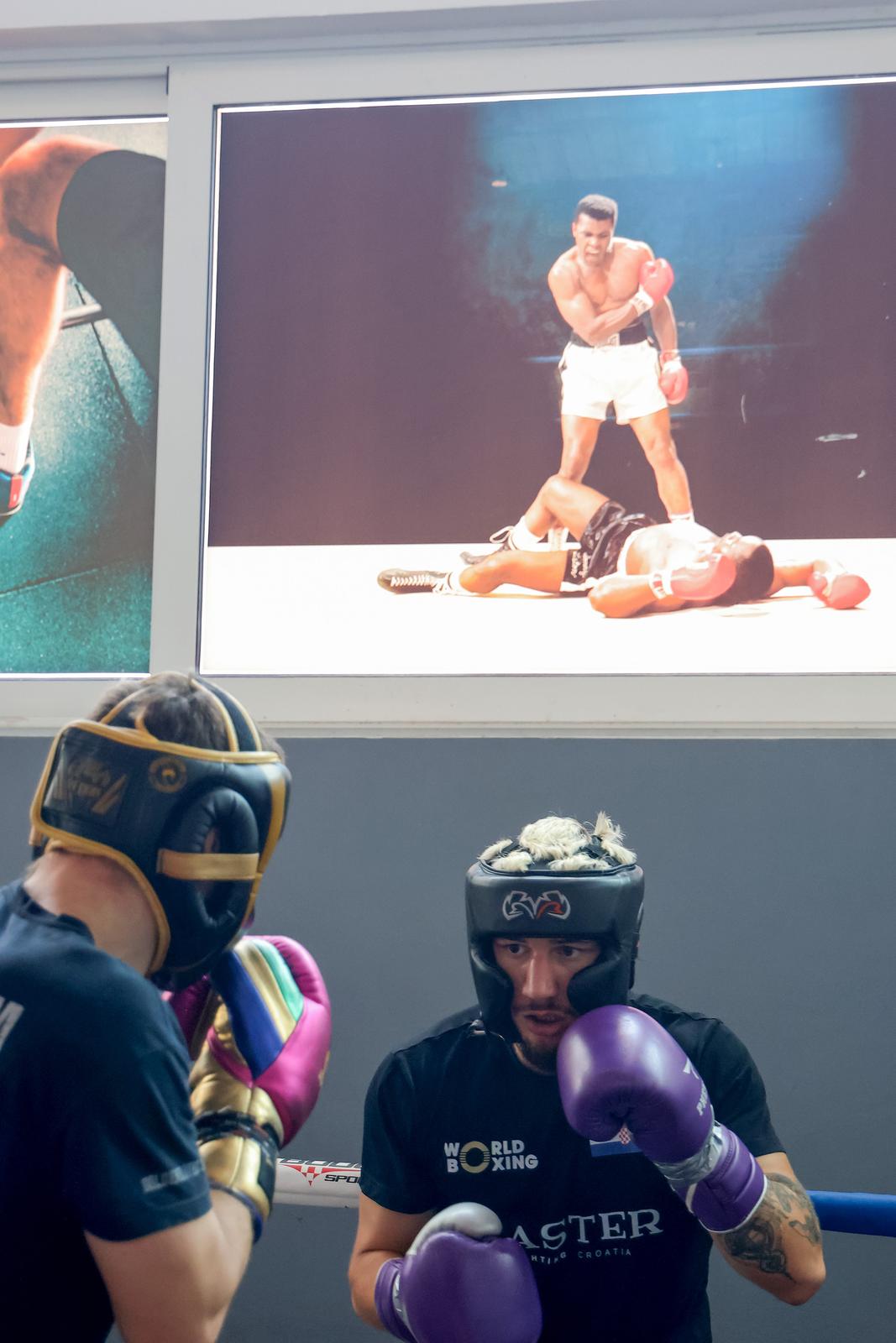 Trening  uoči odlaska hrvatske boksačke reprezentacije na Svjetsko prvenstvo
