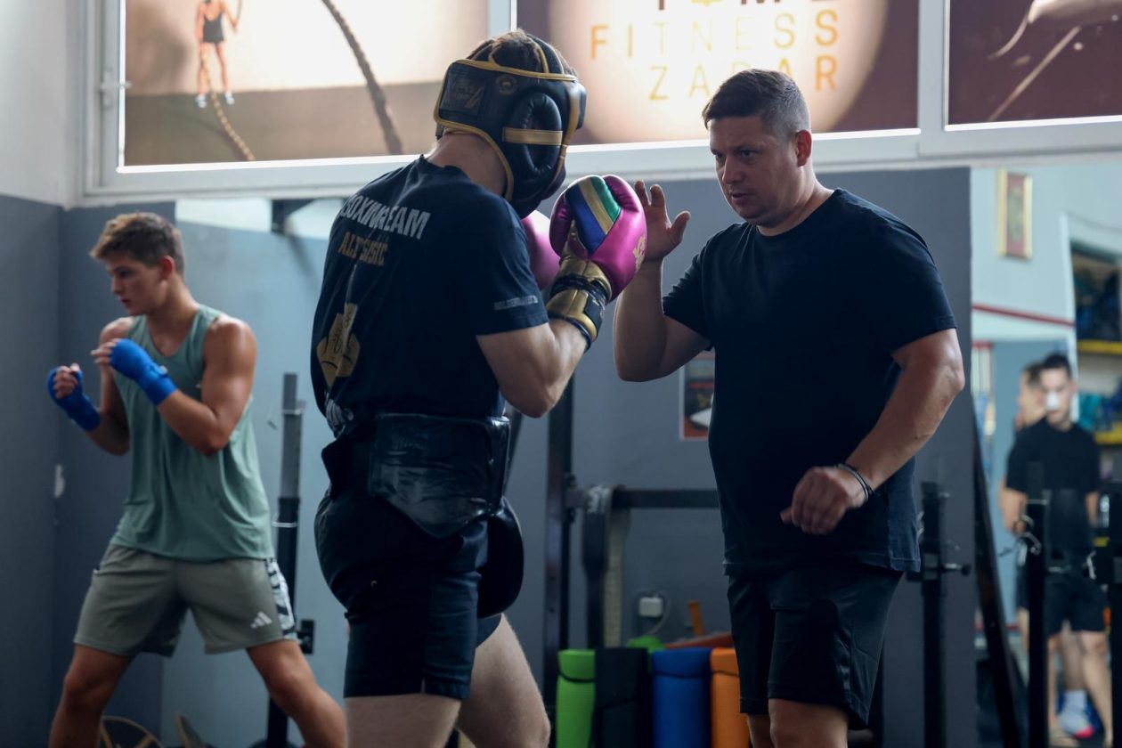 Trening  uoči odlaska hrvatske boksačke reprezentacije na Svjetsko prvenstvo