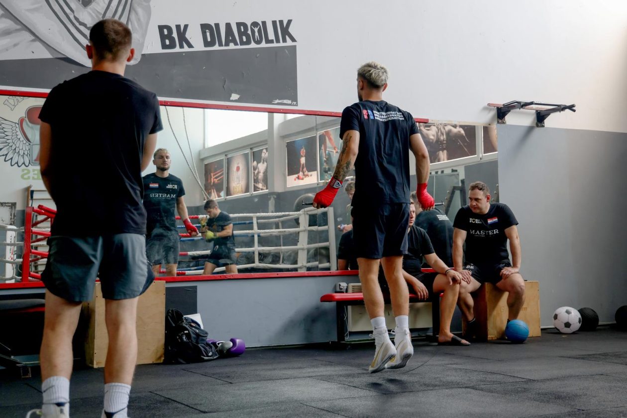 Trening  uoči odlaska hrvatske boksačke reprezentacije na Svjetsko prvenstvo