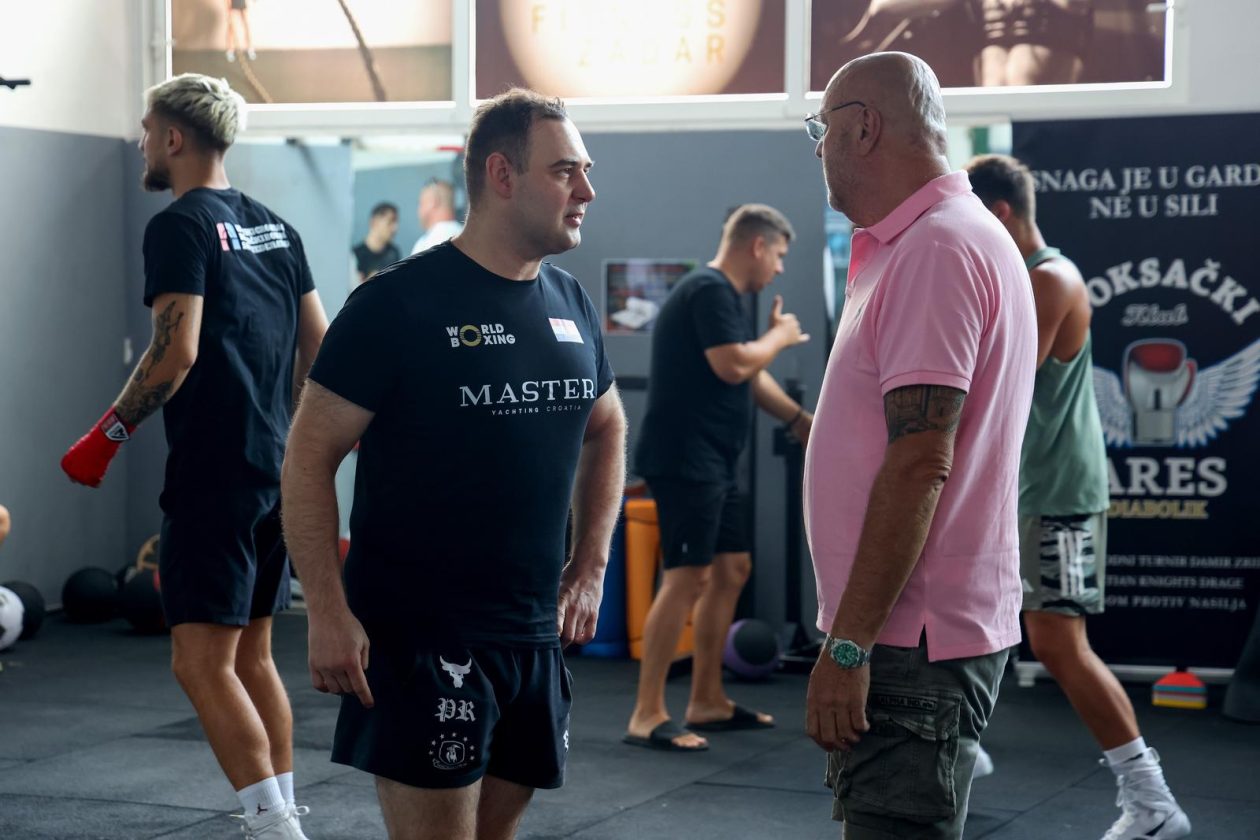 Trening  uoči odlaska hrvatske boksačke reprezentacije na Svjetsko prvenstvo