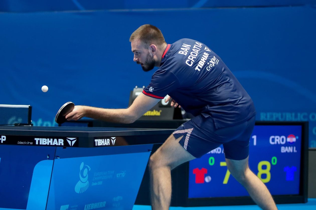 Zadar: Europsko ekipno prvenstvo u stolnom tenisu: Hrvatska – Austrija Zadar: Europsko ekipno prvenstvo u stolnom tenisu: Hrvatska – Austrija