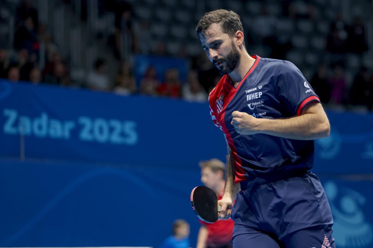 Zadar: Europsko ekipno prvenstvo u stolnom tenisu: Hrvatska – Austrija Zadar: Europsko ekipno prvenstvo u stolnom tenisu: Hrvatska – Austrija