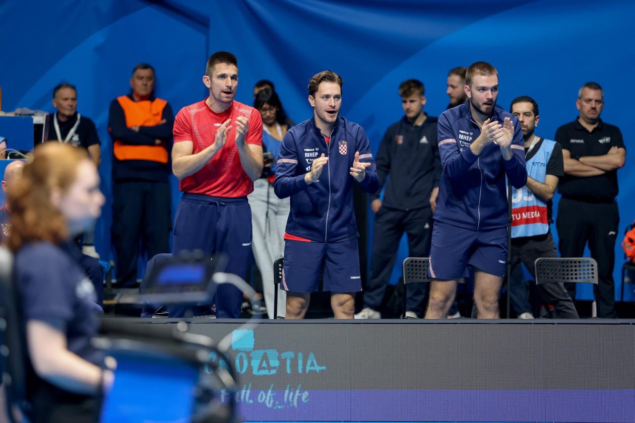 Zadar: Europsko ekipno prvenstvo u stolnom tenisu: Hrvatska – Austrija Zadar: Europsko ekipno prvenstvo u stolnom tenisu: Hrvatska – Austrija