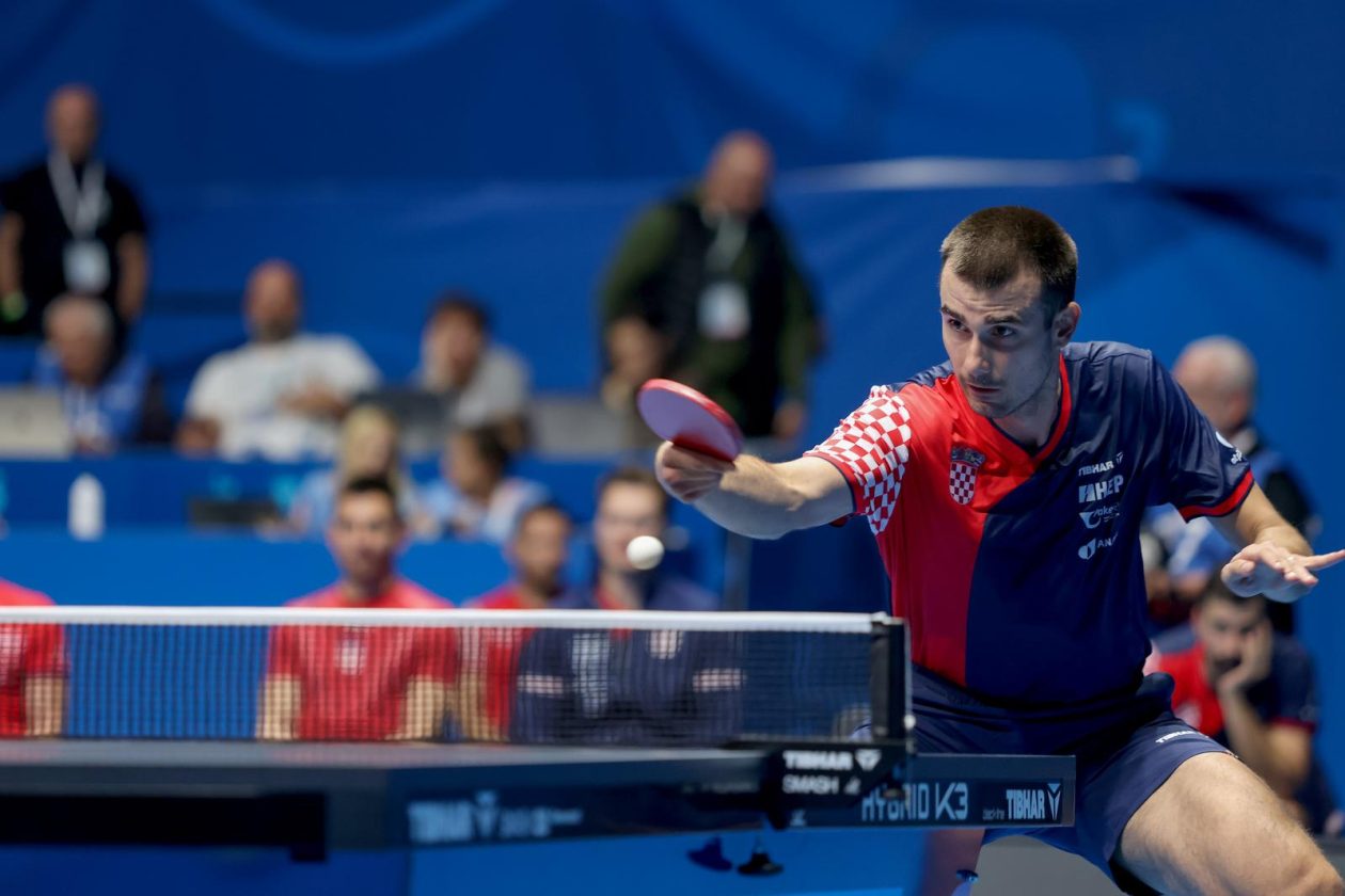 Zadar: Europsko ekipno prvenstvo u stolnom tenisu: Hrvatska – Austrija Zadar: Europsko ekipno prvenstvo u stolnom tenisu: Hrvatska – Austrija