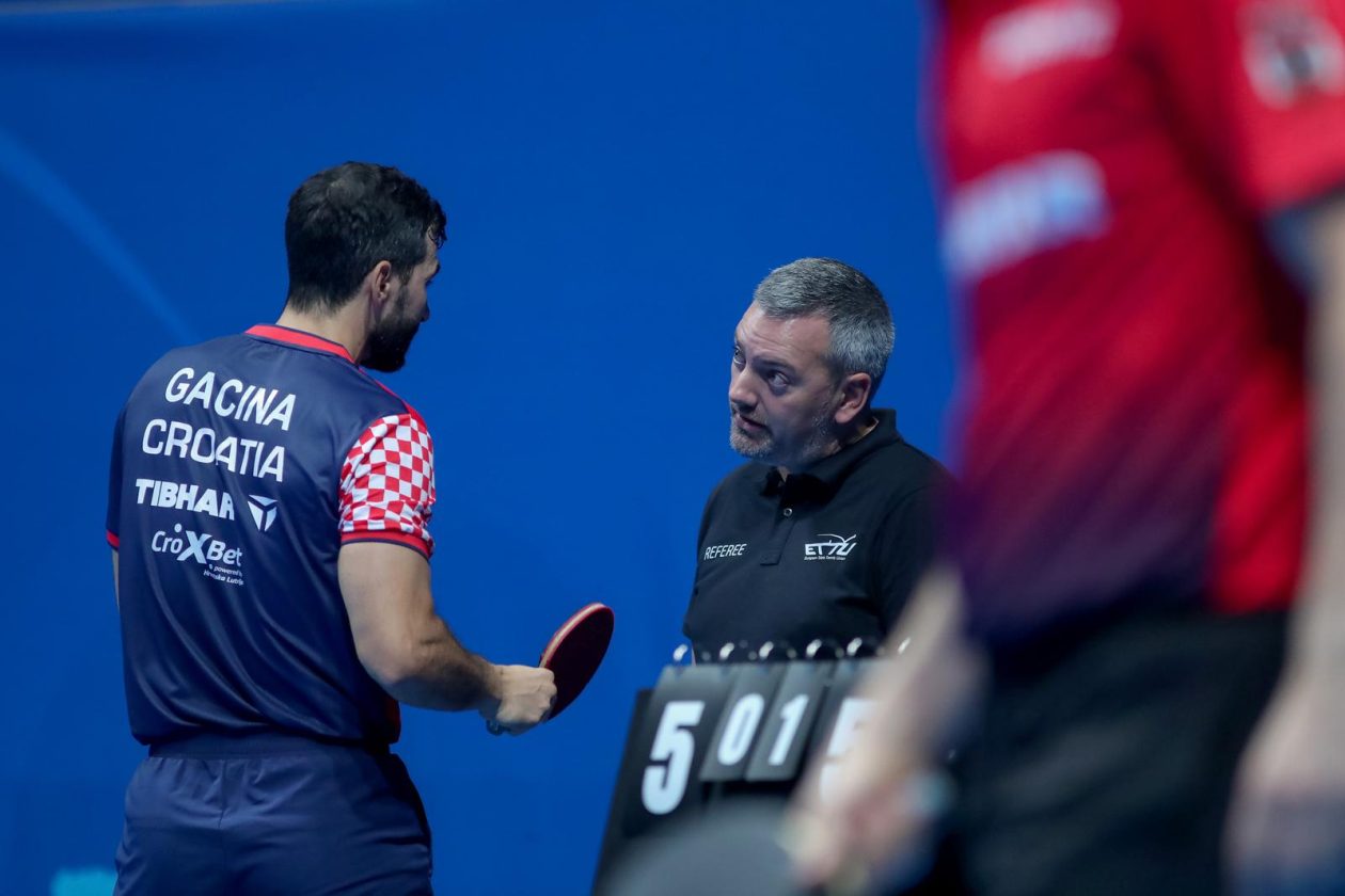 Zadar: Europsko ekipno prvenstvo u stolnom tenisu: Hrvatska – Austrija Zadar: Europsko ekipno prvenstvo u stolnom tenisu: Hrvatska – Austrija