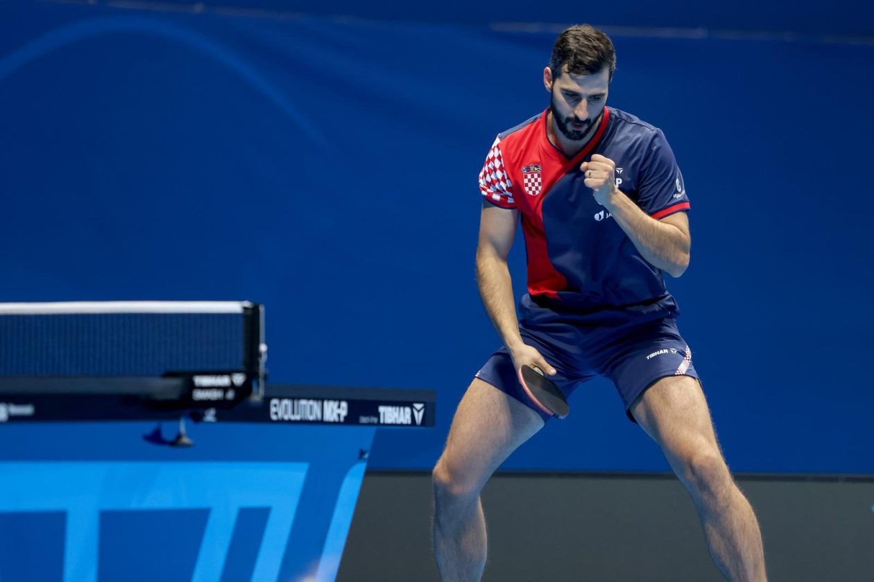 Zadar: Europsko ekipno prvenstvo u stolnom tenisu: Hrvatska – Austrija Zadar: Europsko ekipno prvenstvo u stolnom tenisu: Hrvatska – Austrija