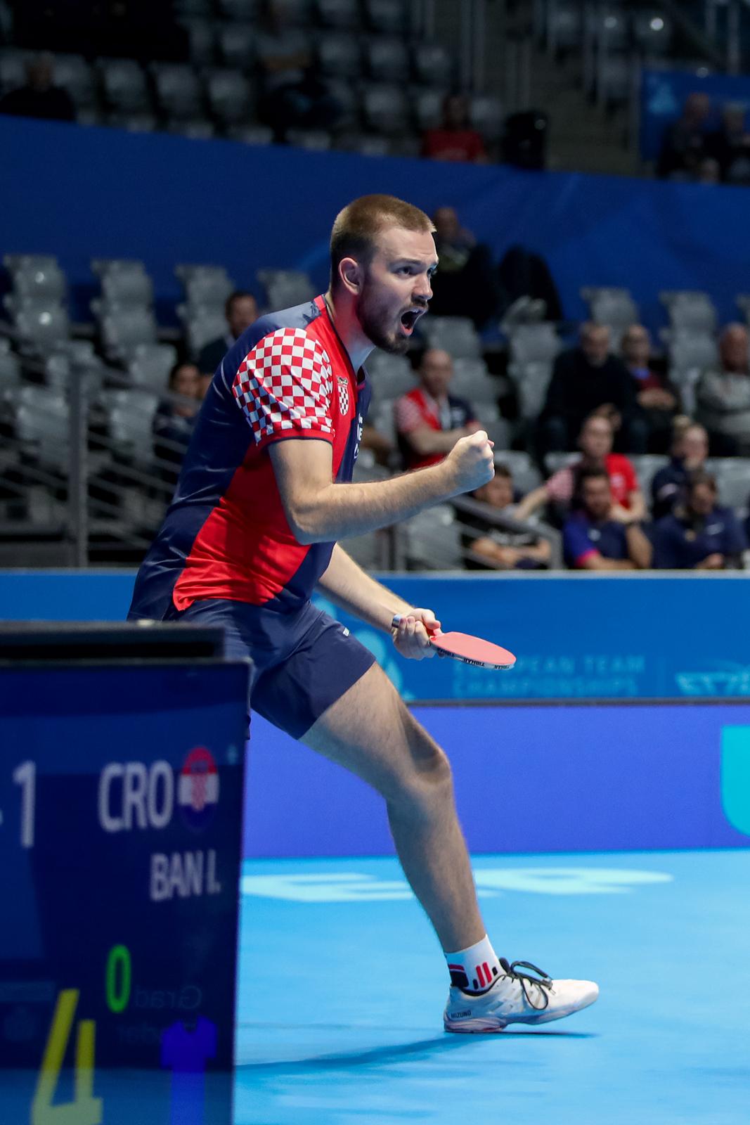 Zadar: Europsko ekipno prvenstvo u stolnom tenisu: Hrvatska – Austrija Zadar: Europsko ekipno prvenstvo u stolnom tenisu: Hrvatska – Austrija