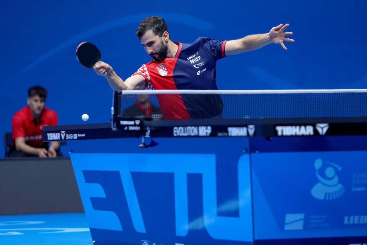 Zadar: Europsko ekipno prvenstvo u stolnom tenisu: Hrvatska – Austrija Zadar: Europsko ekipno prvenstvo u stolnom tenisu: Hrvatska – Austrija