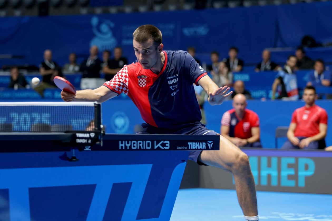 Zadar: Europsko ekipno prvenstvo u stolnom tenisu: Hrvatska – Austrija Zadar: Europsko ekipno prvenstvo u stolnom tenisu: Hrvatska – Austrija