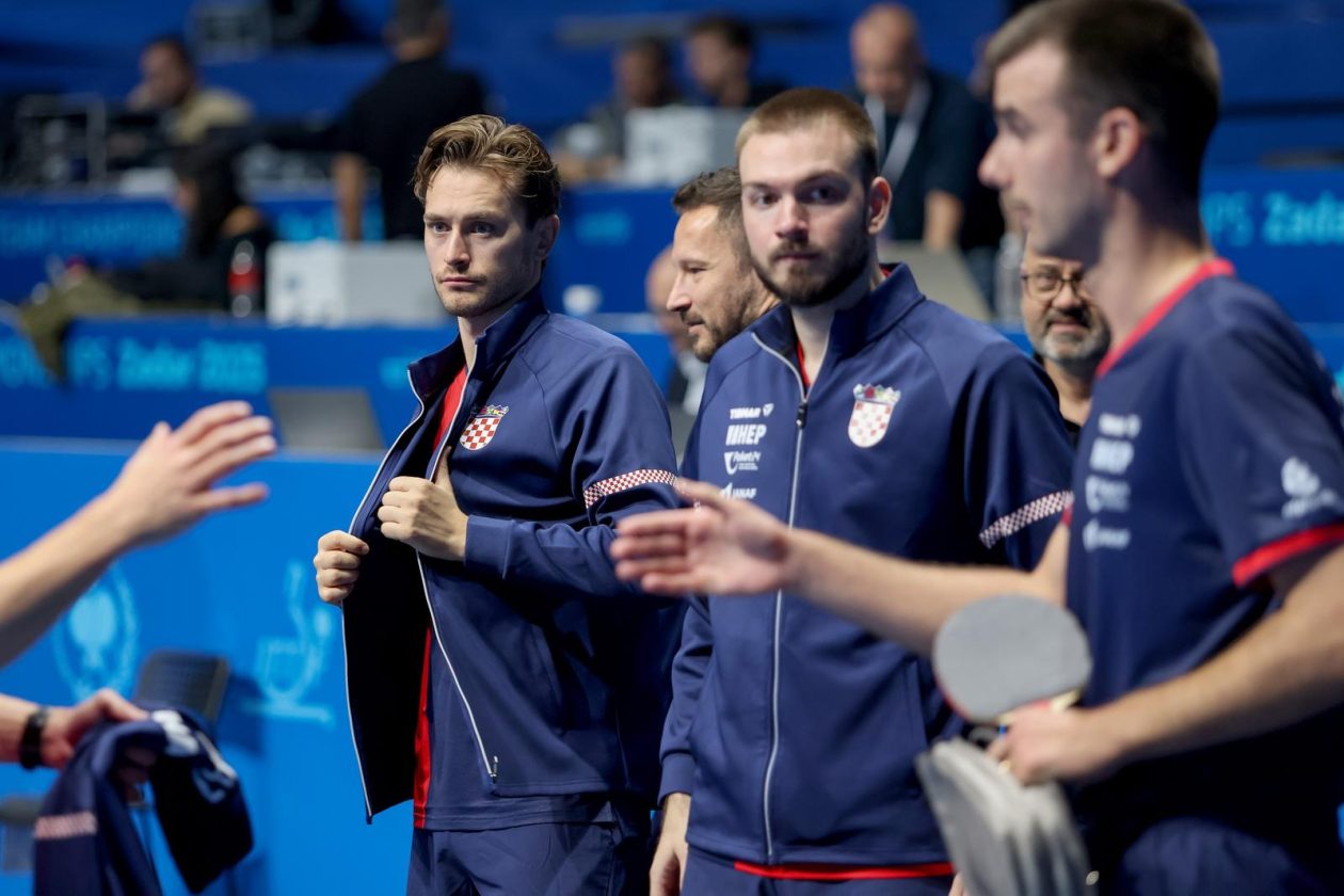 Zadar: Europsko ekipno prvenstvo u stolnom tenisu: Hrvatska – Austrija Zadar: Europsko ekipno prvenstvo u stolnom tenisu: Hrvatska – Austrija