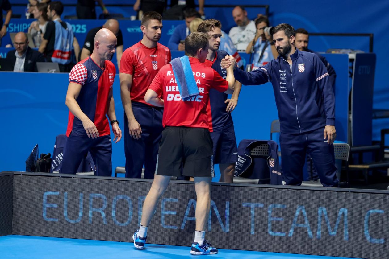 Zadar: Europsko ekipno prvenstvo u stolnom tenisu: Hrvatska – Austrija Zadar: Europsko ekipno prvenstvo u stolnom tenisu: Hrvatska – Austrija