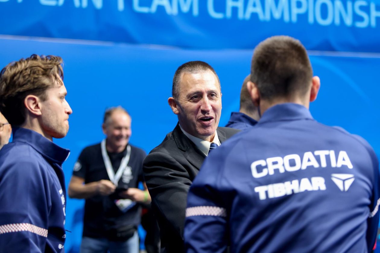 Zadar: Europsko ekipno prvenstvo u stolnom tenisu: Hrvatska – Austrija Zadar: Europsko ekipno prvenstvo u stolnom tenisu: Hrvatska – Austrija