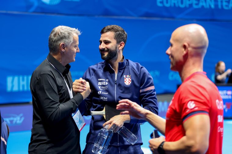 Zadar: Europsko ekipno prvenstvo u stolnom tenisu: Hrvatska – Austrija