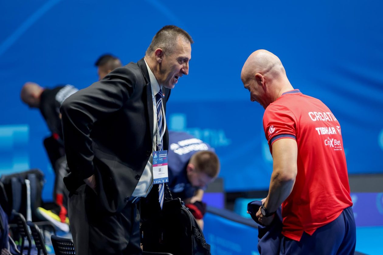 Zadar: Europsko ekipno prvenstvo u stolnom tenisu: Hrvatska – Austrija Zadar: Europsko ekipno prvenstvo u stolnom tenisu: Hrvatska – Austrija