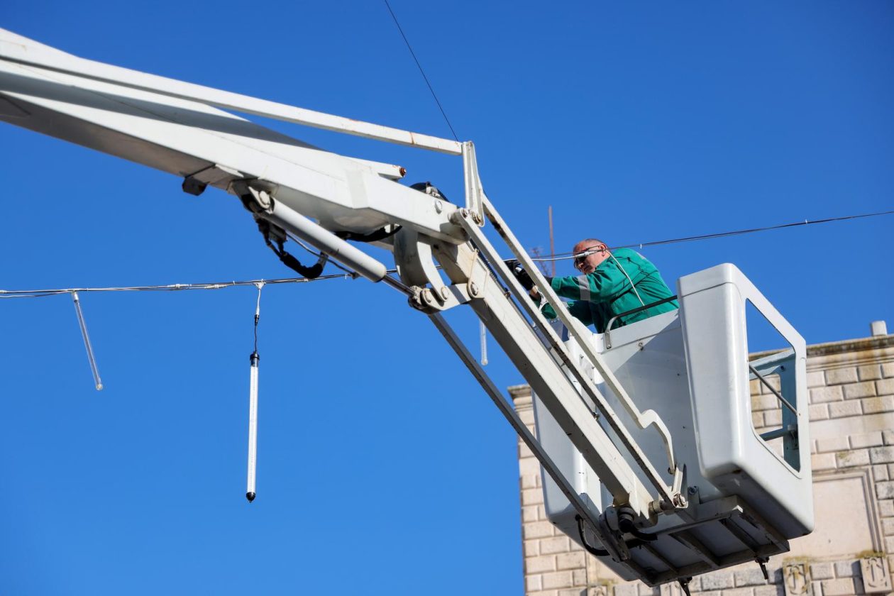 Blagdanski ukrasi u gradu Zadru