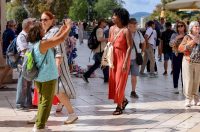 Zadar: Velik broj stranih gostiju u centru grada