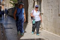 Zadar: Velik broj stranih gostiju u centru grada