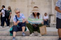 Zadar: Velik broj stranih gostiju u centru grada