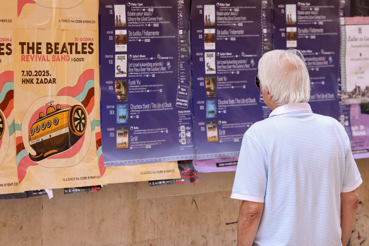 Zadar: Velik broj stranih gostiju u centru grada