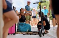 Zadar: Velik broj stranih gostiju u centru grada