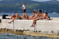 Zadar: Velik broj stranih gostiju u centru grada