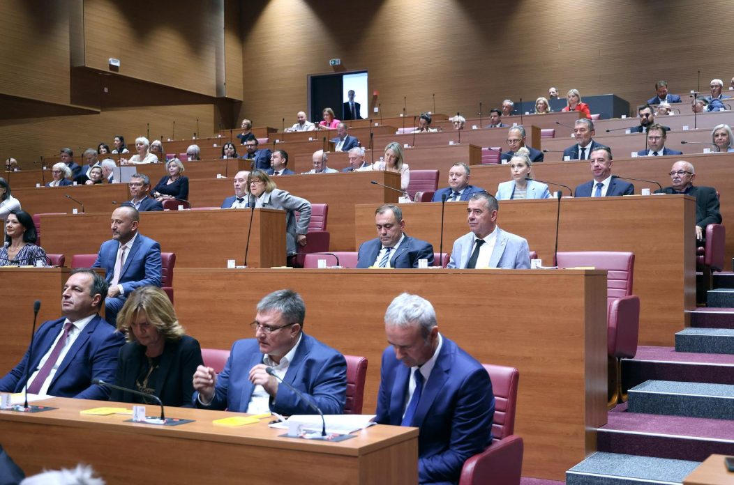 Sjednica Sabora, Andrej Plenkovic portret Sjednica Sabora, Andrej Plenkovic portret