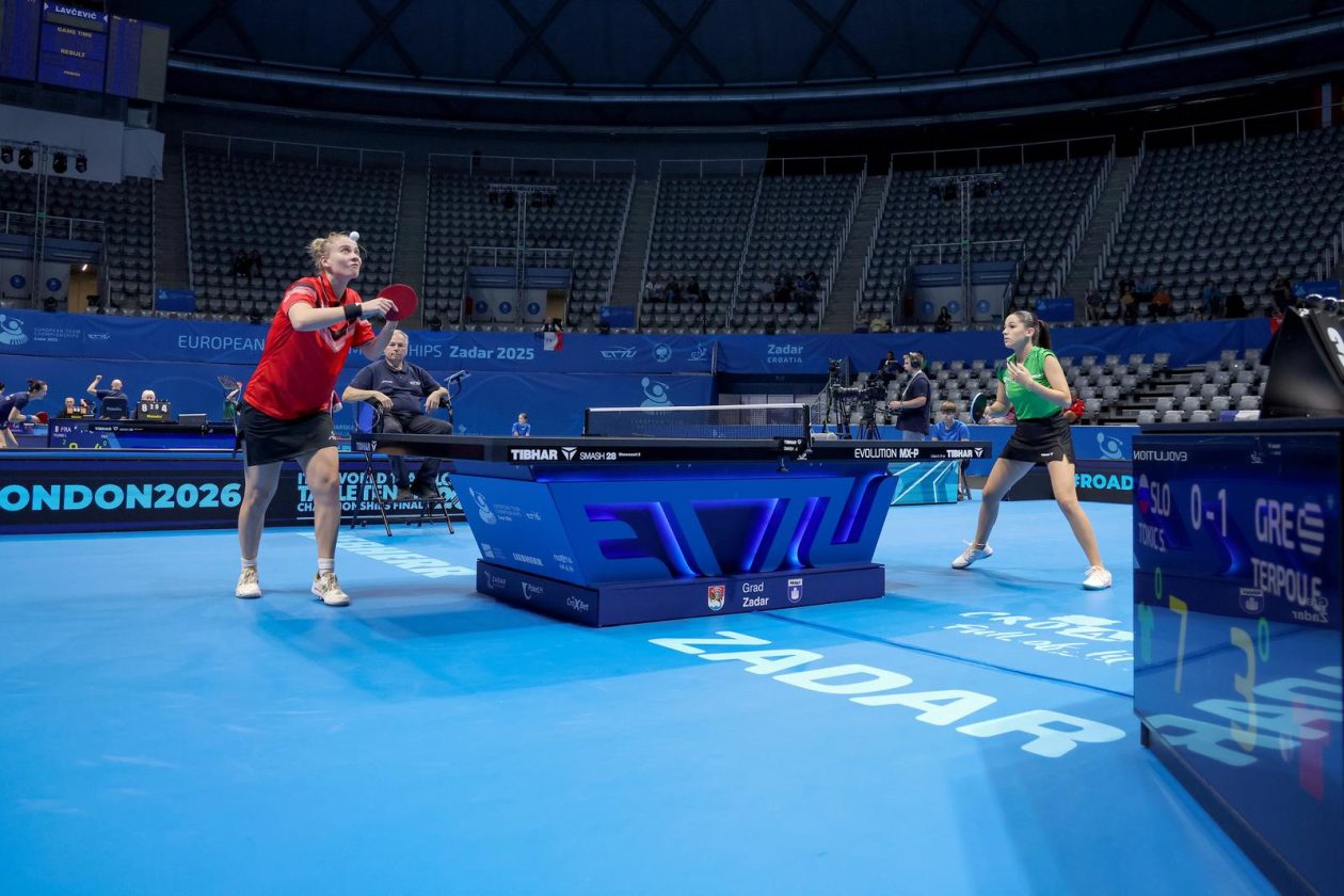 Europsko ekipno prvenstvo u stolnom tenisu: Grčka-Slovenija Europsko ekipno prvenstvo u stolnom tenisu: Grčka-Slovenija