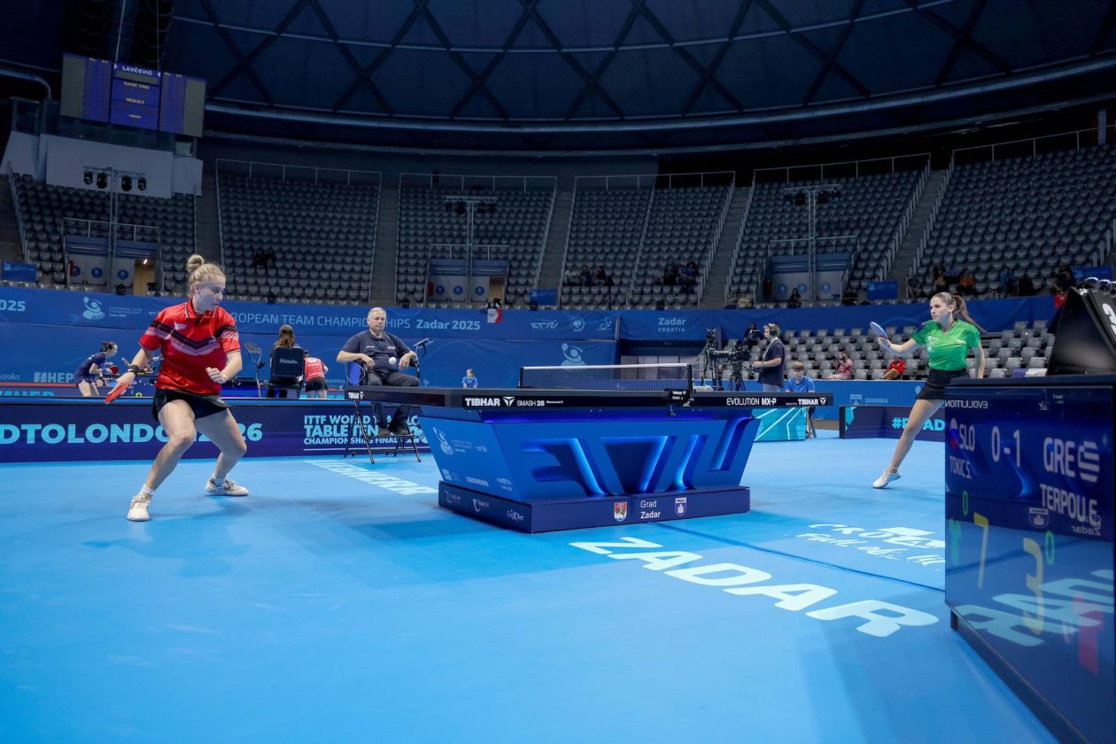 Europsko ekipno prvenstvo u stolnom tenisu: Grčka-Slovenija Europsko ekipno prvenstvo u stolnom tenisu: Grčka-Slovenija