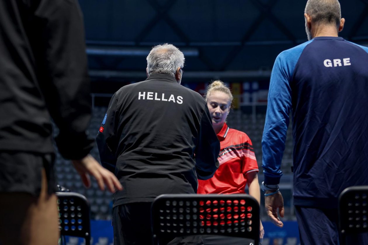 Europsko ekipno prvenstvo u stolnom tenisu: Grčka-Slovenija Europsko ekipno prvenstvo u stolnom tenisu: Grčka-Slovenija