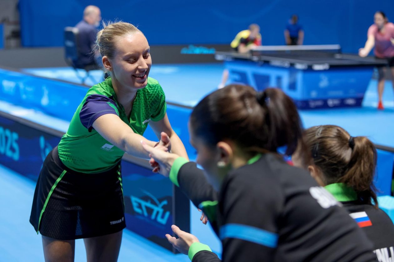 Europsko ekipno prvenstvo u stolnom tenisu: Grčka-Slovenija Europsko ekipno prvenstvo u stolnom tenisu: Grčka-Slovenija