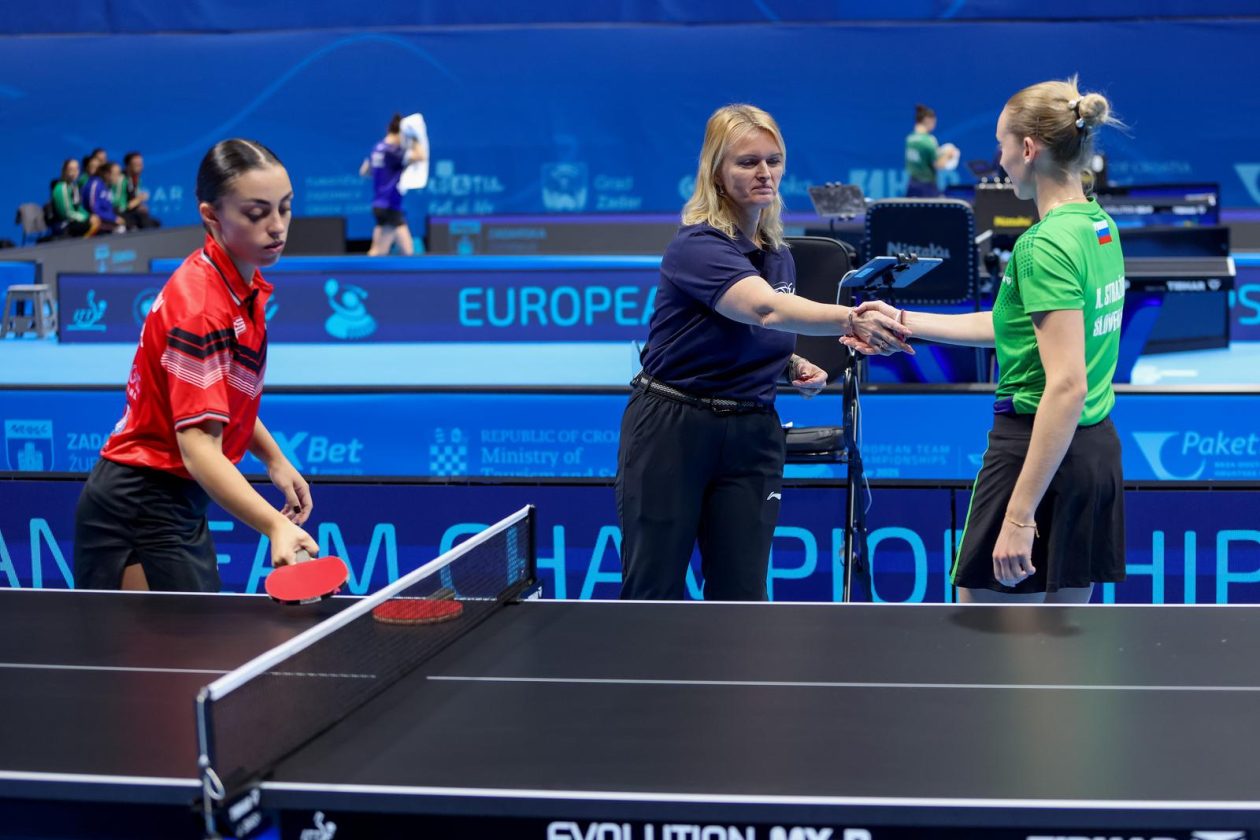 Europsko ekipno prvenstvo u stolnom tenisu: Grčka-Slovenija Europsko ekipno prvenstvo u stolnom tenisu: Grčka-Slovenija