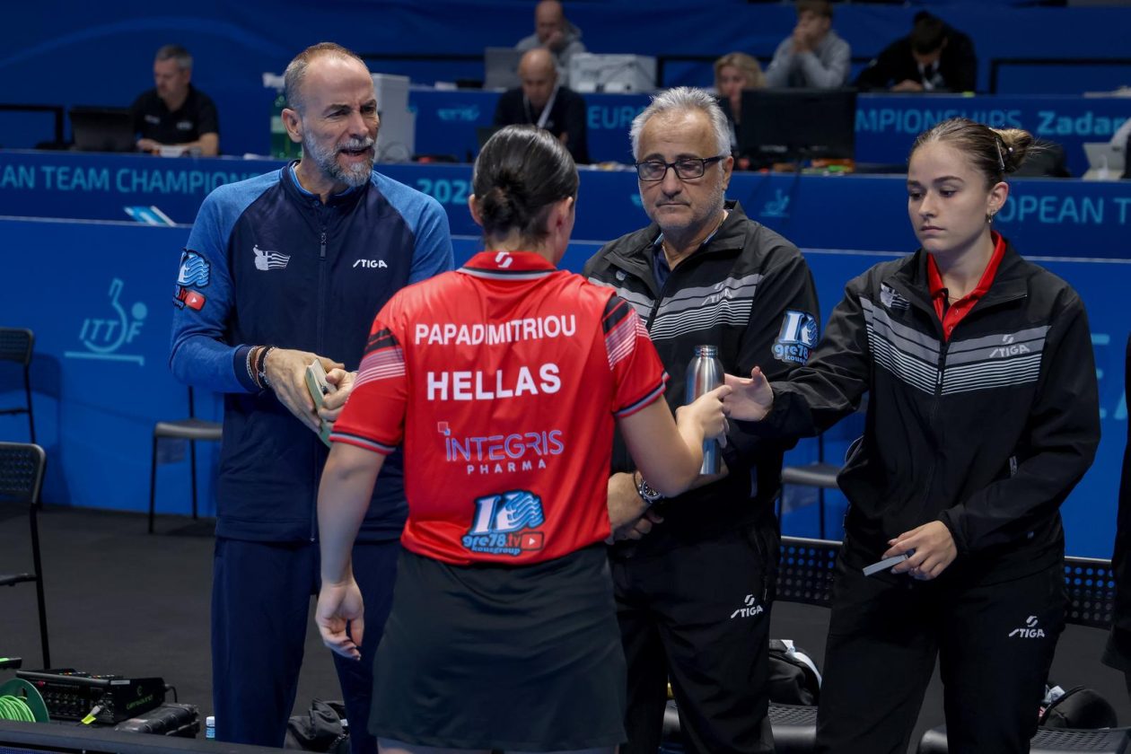Europsko ekipno prvenstvo u stolnom tenisu: Grčka-Slovenija Europsko ekipno prvenstvo u stolnom tenisu: Grčka-Slovenija