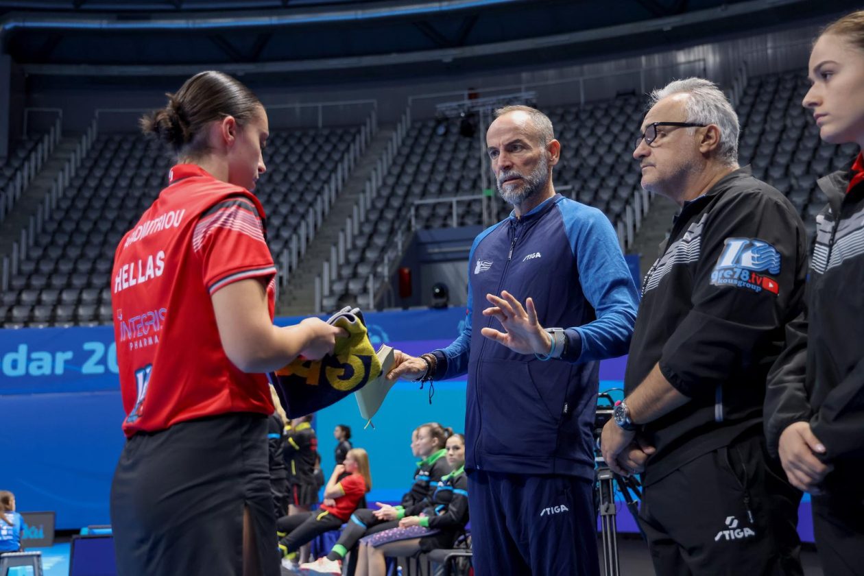 Europsko ekipno prvenstvo u stolnom tenisu: Grčka-Slovenija Europsko ekipno prvenstvo u stolnom tenisu: Grčka-Slovenija