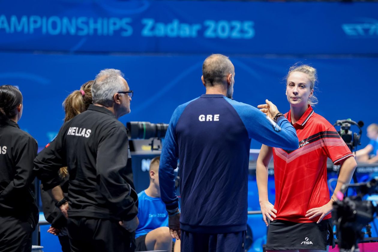 Europsko ekipno prvenstvo u stolnom tenisu: Grčka-Slovenija Europsko ekipno prvenstvo u stolnom tenisu: Grčka-Slovenija